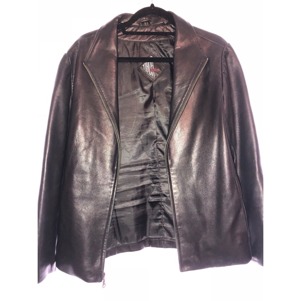 Black Tobor Leather Jacket